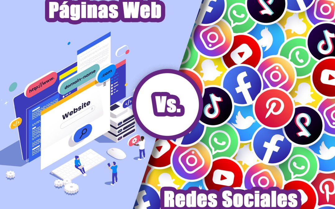 Página Web Vs Redes Sociales