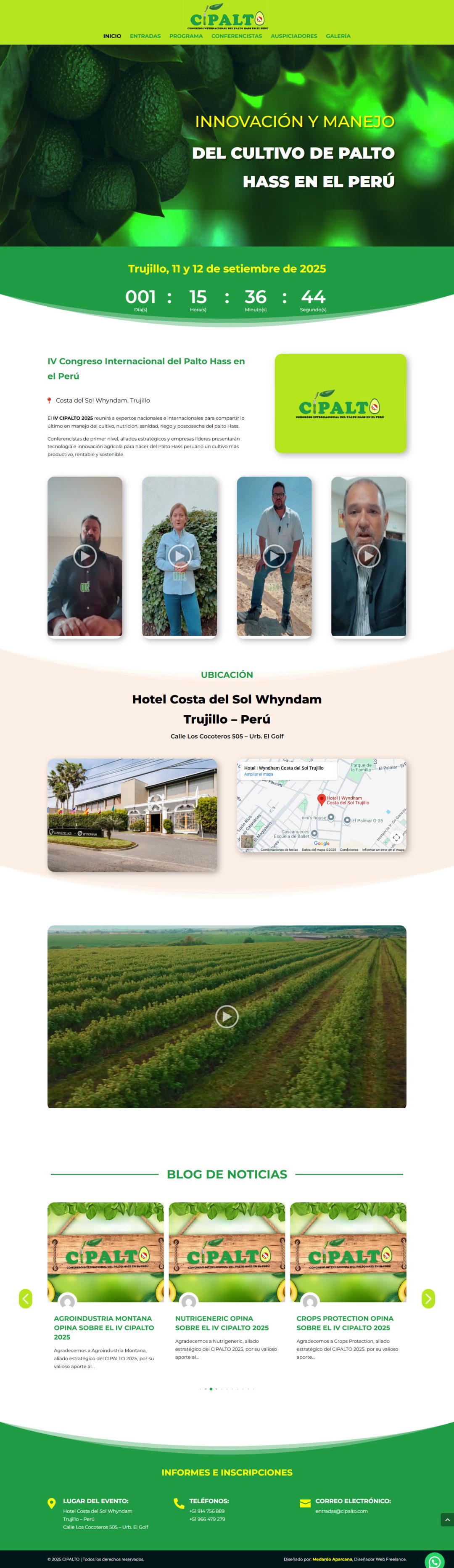 IV CIPALTO - Congreso Internacional de Palto Hass en el Peru 2025